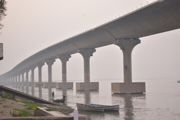 bridge over the river in the city