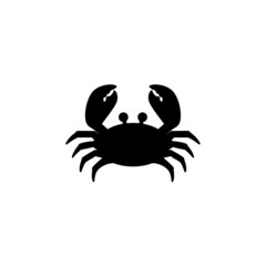 crab vector icon. crab sign on white background. crab icon for web and app