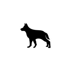 Dog icon design template vector isolated