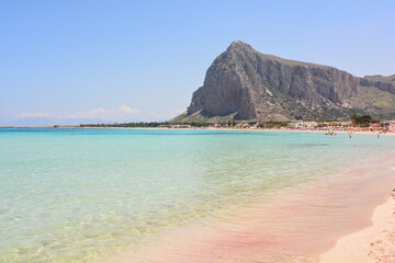 famosa spiaggia di san vito lo capo a trapani 