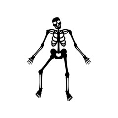 Skeleton icon design template vector isolated