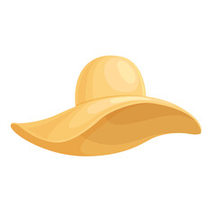 Wide-brimmed elegant hat for holidays in hot countries. Ladies beach hat, the perfect accessory to complement your swimwear and protect against sunstroke