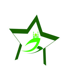 mosque logo image vector illustration 