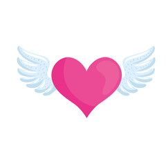 heart with wings