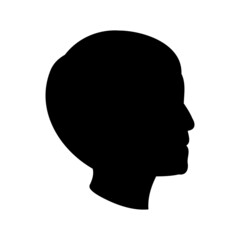 a child silhouette vector child profile vector