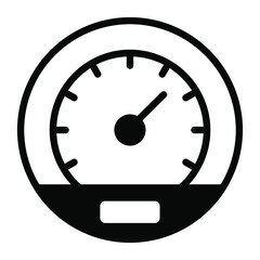 speedometer Icon. User interface Vector Illustration, As a Simple Vector Sign and Trendy Symbol in Line Art Style, for Design and Websites, or Mobile Apps,