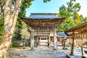 冬の櫻井神社　福岡県糸島市　Sakurai Shrine in winter. Fukuoka-ken Itoshima city.