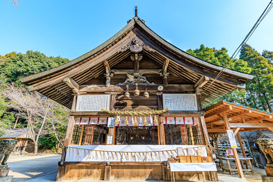冬の櫻井神社　福岡県糸島市　Sakurai Shrine in winter. Fukuoka-ken Itoshima city.