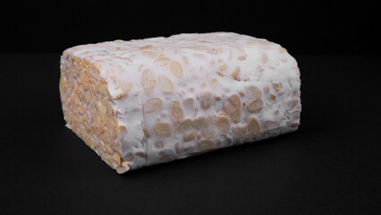 Raw Tempeh from Side