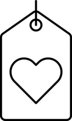 Valentine tag icon