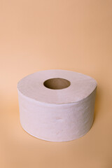 Paper roll on background