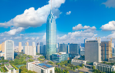 Urban scenery of Changzhou City, Jiangsu Province, China