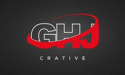 GHJ Letters Creative Professional logo for all kinds of business