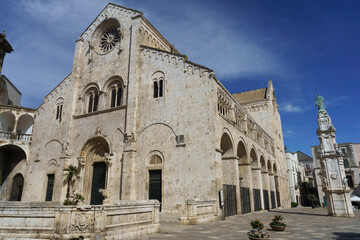 Fototapeta na wymiar Bitonto, historic city in Apulia. The cathedral
