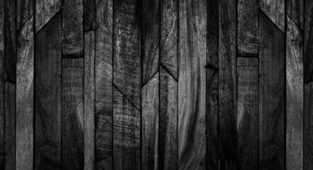 Dark and gray wood texture background surface with old natural pattern.