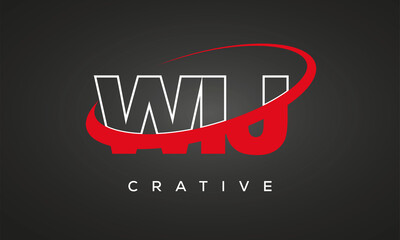 WIJ Letters Creative Professional logo for all kinds of business