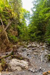 Huciaky gorge in Nizke Tatry mountains, Slovakia