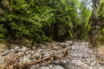 Huciaky gorge in Nizke Tatry mountains, Slovakia