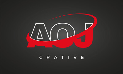 AOJ Letters Creative Professional logo for all kinds of business