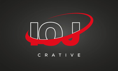 IOJ Letters Creative Professional logo for all kinds of business