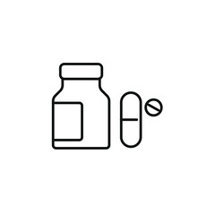 supplements icons symbol vector elements for infographic web