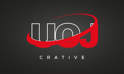 UOJ Letters Creative Professional logo for all kinds of business