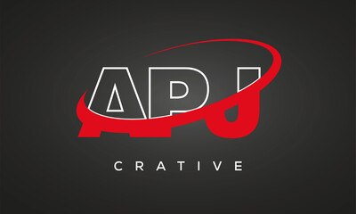 APJ Letters Creative Professional logo for all kinds of business