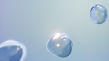wobbly bubble sphere background
