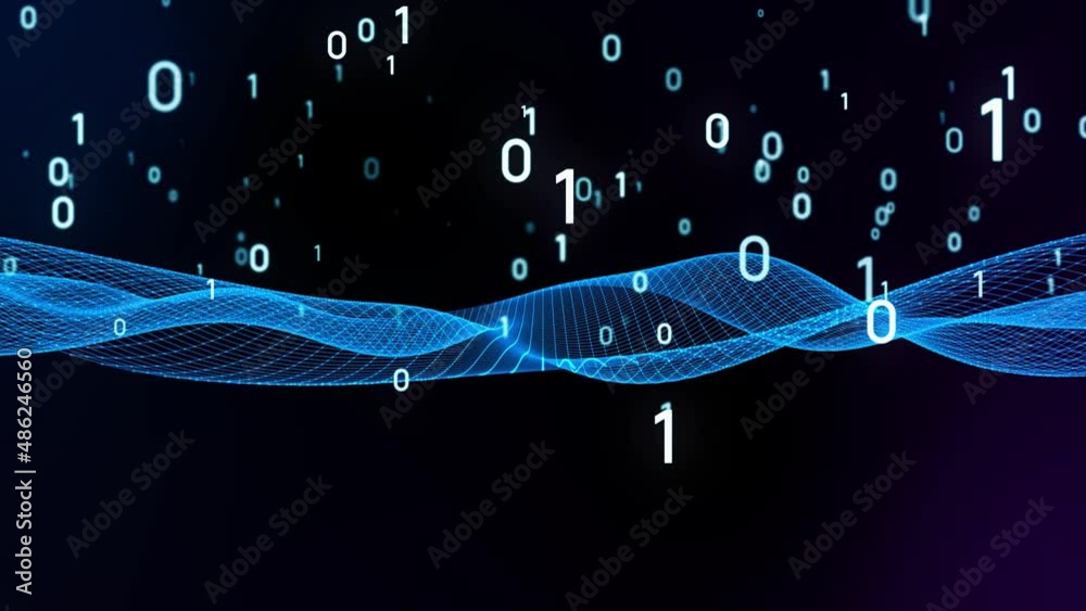 Poster Digital transformation concept. System engineering. Communication network.