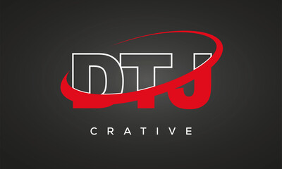 DTJ Letters Creative Professional logo for all kinds of business
