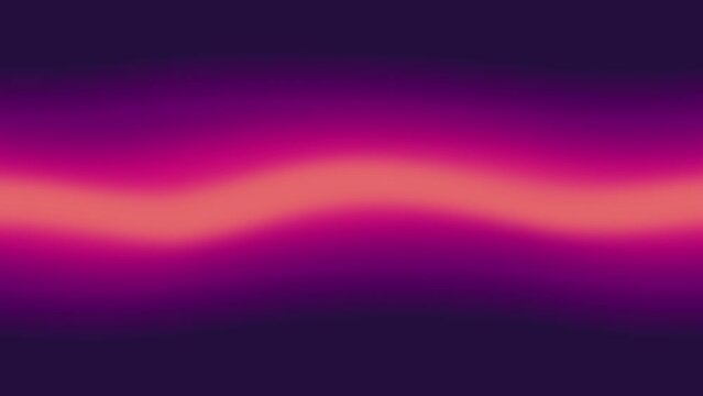 Red purple wavy line on dark background. Purple gradient wallpaper backdrop. Copy space