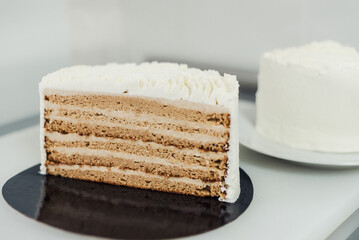 Cake with honey cakes