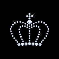 ダイヤモンドのお洒落な王冠