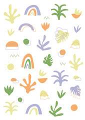 set of nature icons
