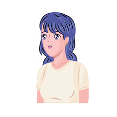 anime female cartoon comic