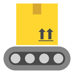 Crane - Flat color icon.