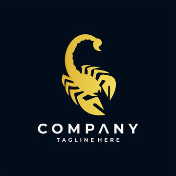 scorpion gold logo icon element