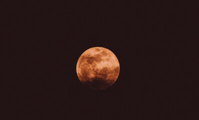moon shining on the sky in cloudy day