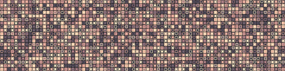Abstract Geometric Pattern generative computational art illustration