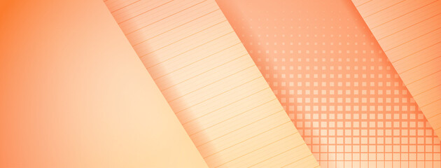 Abstract background made of slanting lines and halftone dots in peach colors