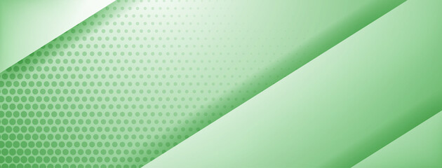 Abstract background made of slanting lines and halftone dots in light green colors
