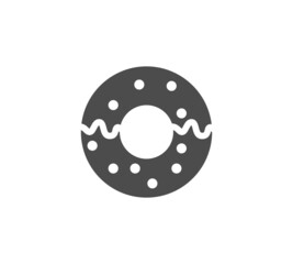 Donut icon. Vector concept illustration for design.