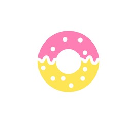 Donut icon. Vector concept illustration for design.