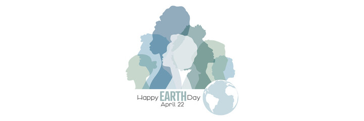 Happy Earth Day banner.