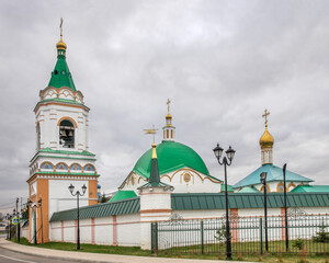 Fototapeta na wymiar Holy Trinity monastery in Cheboksary. Russia