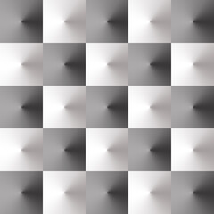 Obraz premium Grey & White Gradient Pattern Background