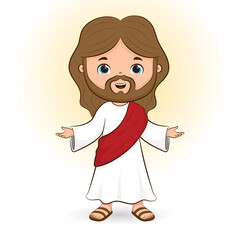 Jesus Christ Vector Illustration