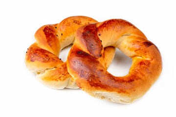 Bakery products, bagel with milk, Turkish name; turkish bagel, acma