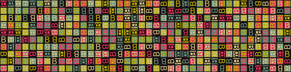 Abstract Geometric Pattern generative computational art illustration