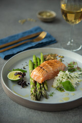 salmon steak